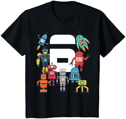 キッズ 6歳 ロボット 誕生日ロボット サイエンスロボティクス 6歳 ギフト Tシャツ