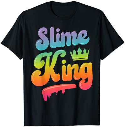 【送料無料】Slime King Birthday Party Squad Matching Outfit for Boys Men Tシャツ