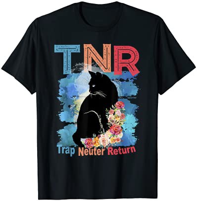 TNR Trap Neuter Return Feral Cat Advocate Cat Lover Tシャツ