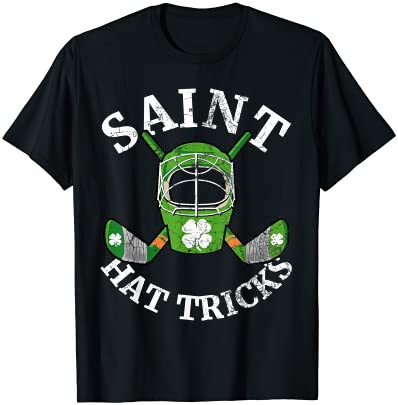 聖パトリックデー セントハット トリックホッケーシャムロック キッズ ボーイズ Tシャツ