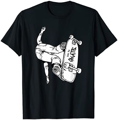 Skateboarder ギフト スケートボード ボーイズ スケートTシャツ Tシャツ