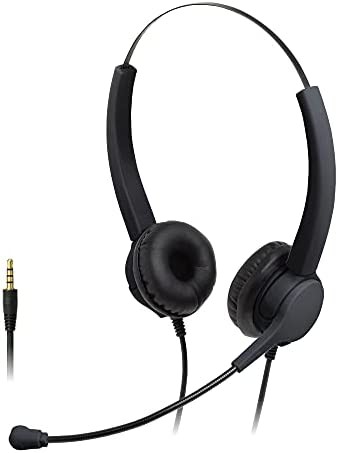 ソニック スクールヘッドセット 両耳 3.5mmプラグ シフトプラス ブラック LS-5156-D