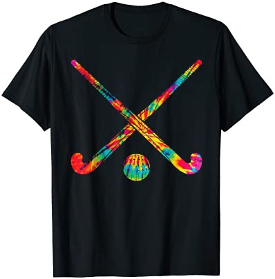 Hockey Tie Dye Rainbow Kids Boys Teenage Men Girls Cool Tシャツ