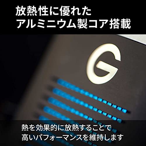 サンディスクプロフェッショナル 外付け ポータブルSSD 2TB G-DRIVE