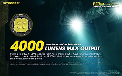 NITECORE P20iX 4000ルーメン タクティカル ハンドライトの通販はau