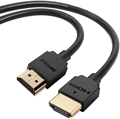 【送料無料】バッファロー HDMI やわらか ケーブル 1m ARC 対応 4K × 2K 対応 【 HIGH SPEED with Ethernet 認証品 】 BHDY10BK/N