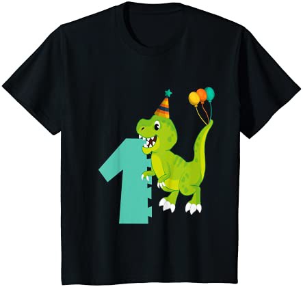 キッズ 1st Birthday 男の子 1歳 恐竜グッズ ディノ Tシャツ