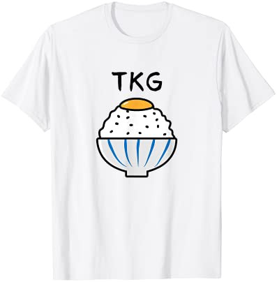 【TKG】たまごかけごはん 卵 白飯 米 ご飯 おもしろ 可愛い 面白い ユーモア ギャグ ネタ ウケ狙い 笑える 変な Tシャツ