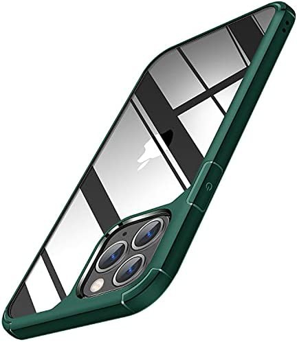 TENDLIN iPhone 11 Pro Max 用ケース クリア 薄型 黄変防止 耐衝撃 アイフォン11Pro Max 対応 6.5 インチ カバー （グリーン）