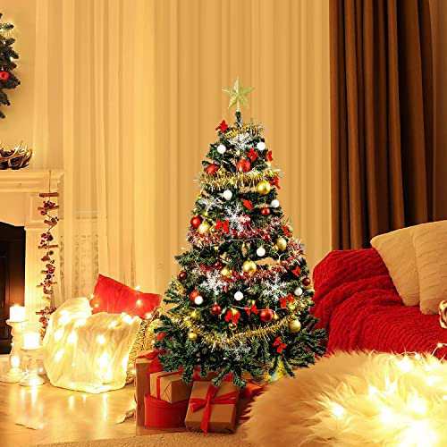クリスマスツリー 150cm クリスマスツリーセット LED飾りライト