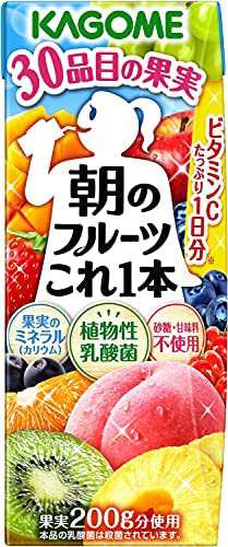 カゴメ 朝のフルーツこれ一本200ml×24本