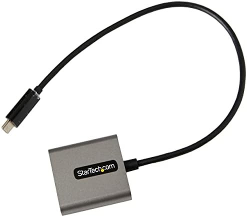 StarTech.com USB - DVI ディスプレイ変換アダプタ／USB Type-C（DP Altモード） - DVI-D ビデオコンバータ／HDMIクロックレート対応DVI