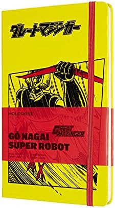 モレスキン ノート 永井豪 グレートマジンガー 限定版ノートブック ハードカバー ラージサイズ(横13cm×縦21cm) 横罫 LEGNQP060B