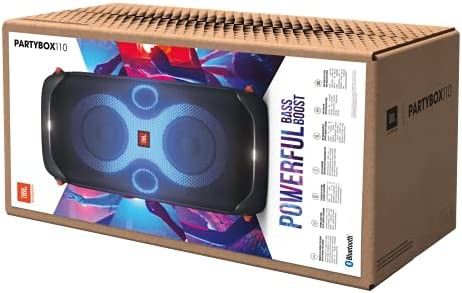 JBL PARTYBOX110 Bluetoothスピーカー ワイヤレス IPX4/マイク入力 ...