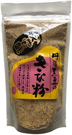 夜久野物産 黒ごま入り黒豆きな粉 360g 【180g×2袋セット】丹波黒豆 きな粉 大豆 たんぱく質 イソフラボン 黒ごま 健康 牛乳 ドリンク