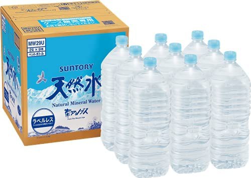 Restock サントリー 天然水 ラベルレス 2L ×9本