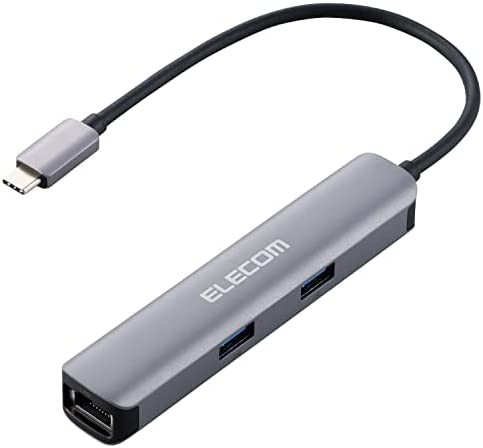 【送料無料】エレコム ドッキングステーション USBハブ Type-C接続 HDMI×1 USB3.1 Gen1×3 HDMI×1 LANポート×1 シルバー DST-C17SV