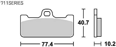 キタコ (KITACO) SBS 711RST ブレンボキャリパー 777-0711098 ゴールド