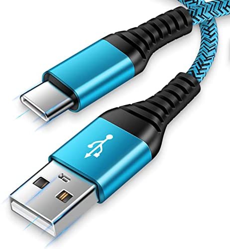 usb type c ケーブル タイプc ケーブル USB C充電ケーブル 急速充電 QC3.0対応/1.8m/保証付き 3重ナイロン編み 携帯Cケーブル USB C to A