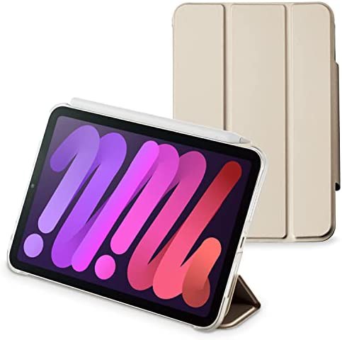 エレコム iPad mini6 第6世代 (2021年) ケース オートスリープ/オートウェイク 三つ折りスタンド 超薄型 軽量 Apple Pencil ペアリング