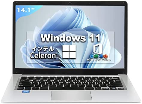 【送料無料】Windows 11搭載 ノートパソコン【Microsoft Office 2019搭載】 Dobios ノートPC 日本語キーボードフィルム付き1.6GHz 14.1型