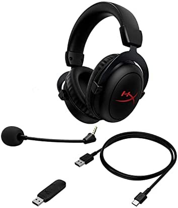 HyperX Cloud II Wireless -Gaming Headset for PC, PS5, PS4, Long Lasting  Battery Up to 30 Hours, DTS® Headphone:X®Spatial Audio, Memory Foam