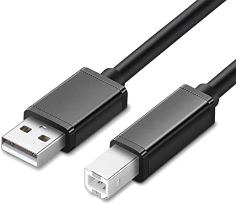 USB プリンターケーブル 5m USB2.0 Type B ケーブル Canon/Epson/Brother/HPなどのプリン,スキャナー,ピアノ,DAC に対応 そのほかUSB(Bタ