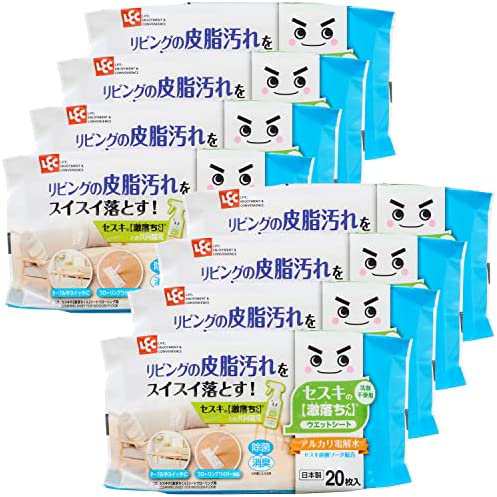 レック セスキ の 激落ちくんシート フローリング 用 20枚入 (8個パック) アルカリ電解水使用 S00929