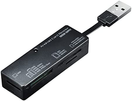 【送料無料】サンワサプライ カードリーダー(SDメモリーカード/microSDカード/メモリースティック/メモリースティックマイクロスロット×