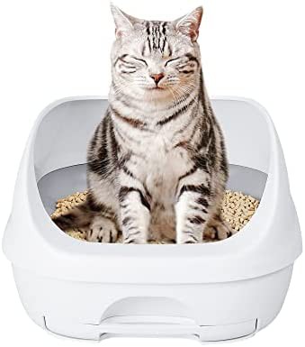 デオトイレ 猫用 トイレ ハーフカバー 本体セット シルキーホワイト おしっこ ペット用品 ユニチャーム