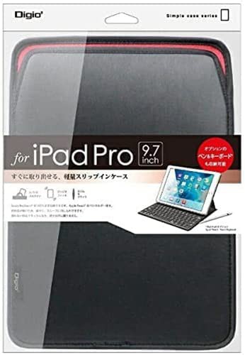 ナカバヤシ 【在庫限り】 iPad Pro 9.7 インチ 用 スリップインケース ブラック Z7524