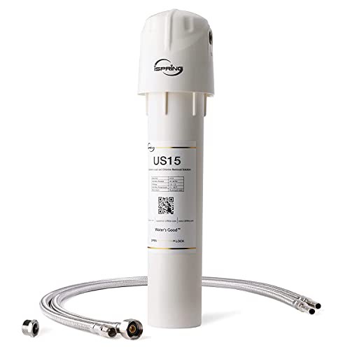 iSpring USA 正規品 浄水器 ビルトイン浄水器 カートリッジ 交換用 アンダーシンク型 (M, ホワイト)
