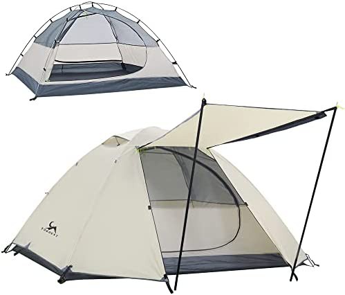 TOMOUNT テント 2-3人用 アルミポール 前室 耐水圧3000mm キャンプ テント 登山用 二重層 通気 防風 防水 軽量 アウトドア  コンパクト 簡｜au PAY マーケット