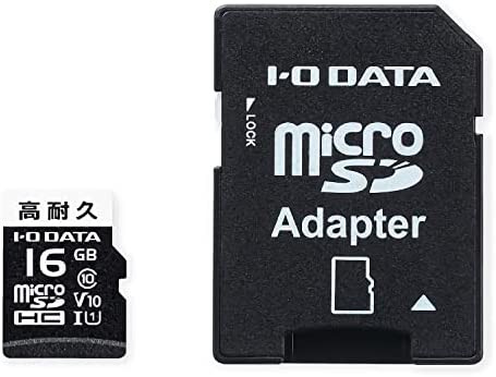 【送料無料】アイ・オー・データ IODATA microSDカード ドラレコ用 16GB microSDHC Class 10対応 高耐久 MSD-DR16G