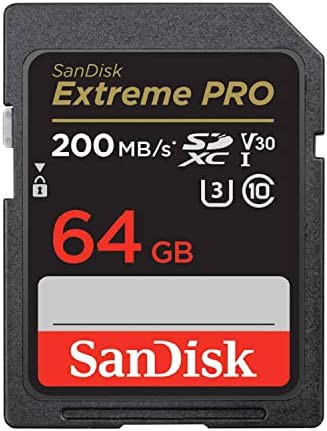 【送料無料】【 サンディスク 正規品 】 SDカード 64GB SDXC Class10 UHS-I V30 読取最大200MB/s SanDisk Extreme PRO SDSDXXU-064G-GHJI