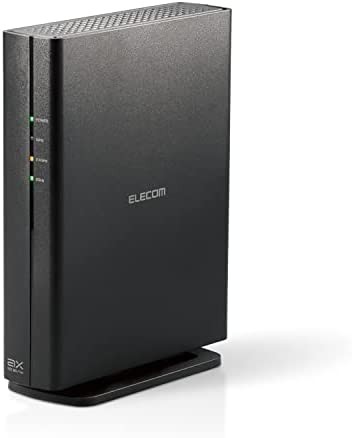 【送料無料】エレコム Wifi ルーター 無線LAN Wi-Fi6 11ax / 11ac IPv6対応 (IPoE) AX3000 2402+574Mbps 有線Giga 縦置き・壁掛け対応 ビ