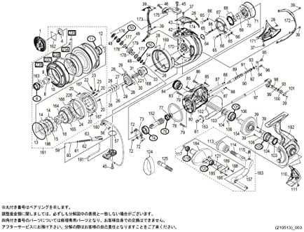 純正パーツ 21 ツインパワー SW 10000PG スプール組 パートNo 10SBLの