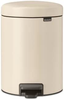 【送料無料】ブラバンシア(Brabantia) ペダル式ゴミ箱 ペダルビン ニューアイコン 5L ソフトベージュ 静かに軽やかに閉まる機能搭載 1499