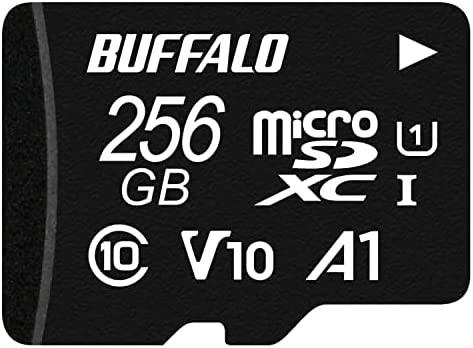 バッファロー microSD 256GB 100MB/s UHS-1 U1 microSDXC【 Nintendo Switch/ドライブレコーダー 対応 】V10 A1 IPX7 Full HD データ復旧