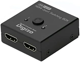 プリンストン Digizo 2ポートHDMI切換器 4K HDR@60fps 入出力双方向切替対応 【PS5/PS4 Pro/Nintendo Switch動作確認済】PHM-SW201SA ブ