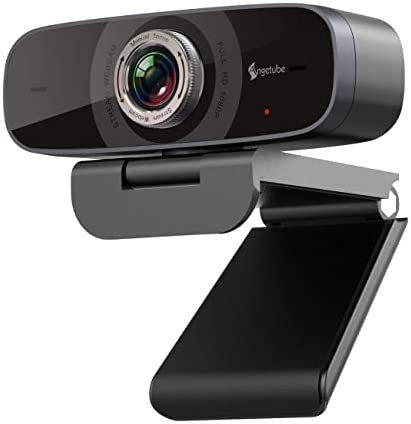 1080P Webカメラ Angetube マイク内蔵ウェブカメラ 手動フォーカスUSBカメラ 200万画素/30fps 自動光補正 360度回転 100°広角 pcカメラ