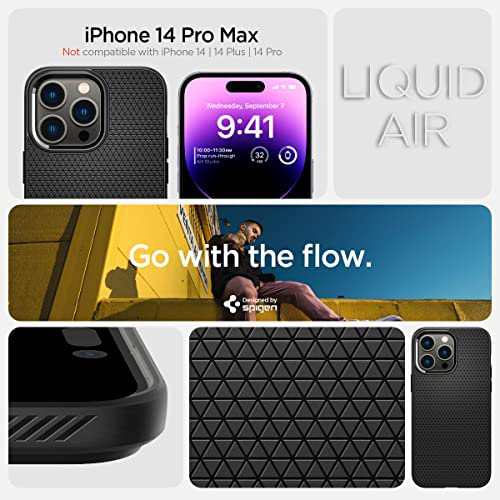 Spigen iPhone14ProMax ケース ストラップホール 付き TPU ソフト