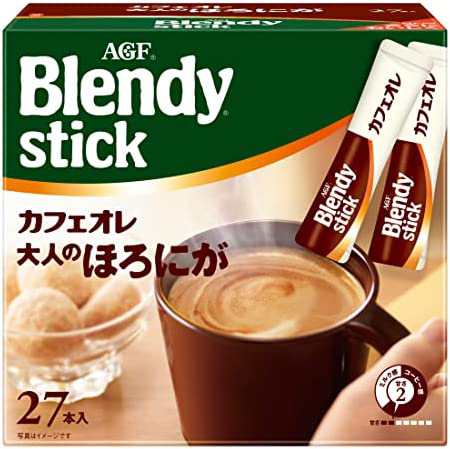 AGF ブレンディ スティック カフェオレ 大人のほろにが 27本 【 スティックコーヒー 】