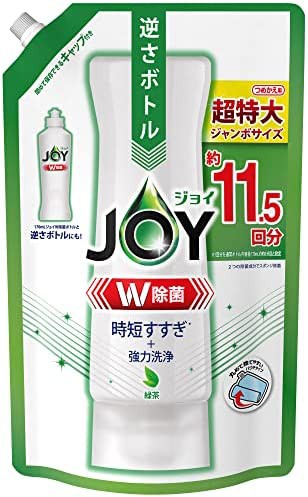 [大容量] ジョイ W除菌 食器用洗剤 緑茶 詰め替え 1,490mL