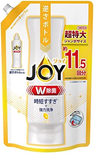 大容量] ジョイ W除菌 食器用洗剤 レモン 詰め替え 1,490mL