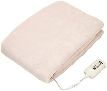 コイズミ 電気毛布 掛敷毛布 タイマー付き 綿毛布 丸洗い可 188×120cm ベージュ KDK-75229CT