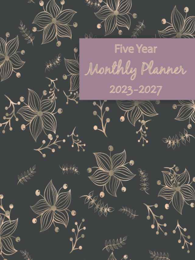 2023-2027 Five Year Monthly Planner: 60 Months Planner Calendar