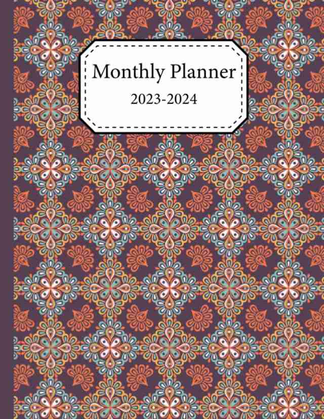 2023 Planner :Vintage decorative elements Daily Weekly and Monthly