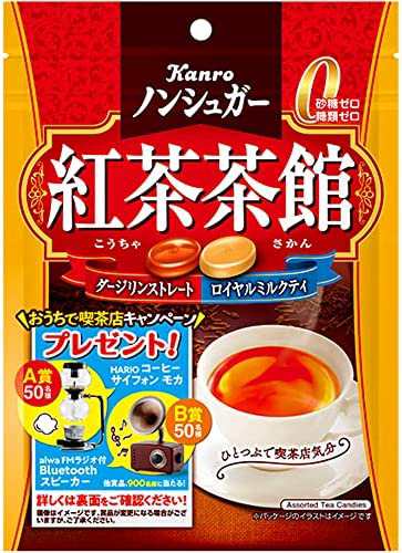 ☆人気商品多数☆ カンロ ノンシュガー紅茶茶館 72g×6袋 爆買い！ 6袋