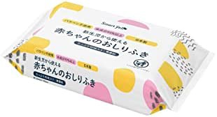 【おしりふき】 アイリスプラザ 赤ちゃんのお尻ふき 80枚入 水99% モモ葉エキス パラベン不使用 日本製 ウェットティッシュ ウェットシー